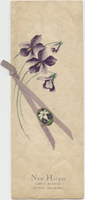 New Harper Hotel Easter menu, 1910
