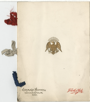 Fourth of July menu, Grand Hotel