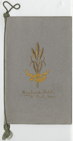 Thanksgiving menu, Merchants Hotel, Thursday, November 30, 1899