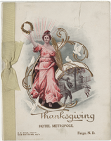 Thanksgiving menu, Hotel Metropole
