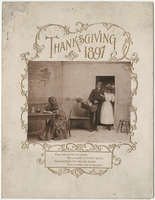 Thanksgiving 1897, menu, Humphrey House