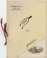 Thanksgiving 1906, menu, November 29, 1906, Jefferson Hotel