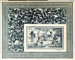 Menu for the fourth annual banquet of the Hotel Men's Mutual Benefit Association of the United States, at the Hotel Brunswick, Boston, May 8, 1883