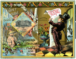 Palmer House, menu, Sunday, April 5, 1885