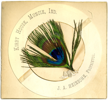 Kirby House, Christmas dinner menu, Monday, December 25, 1882