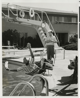 Photograph of Danny Thomas and Sheldon Leonard, Las Vegas, circa early 1960s