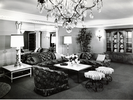 Photograph of a suite in the Sands Hotel, Las Vegas, circa 1963