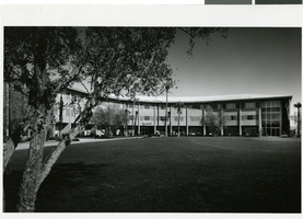 Photograph of the Aqueduct building, Sands Hotel and Casino, Las Vegas, 1963