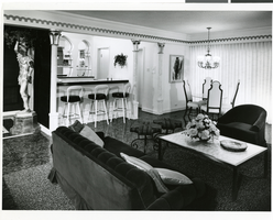 Photograph of a suite in the Aqueduct building, Sands Hotel and Casino,  Las Vegas, 1963