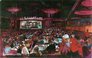 Postcard of the Copa Room, Sands Hotel and Casino, Las Vegas, circa 1960s