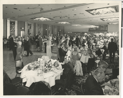Photograph of partygoers in the Sands Hotel, Las Vegas, circa 1965