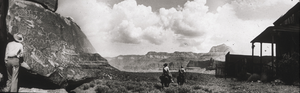 Slide of a composite of Western images, circa 1930s-1940s