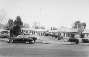 Film transparency of the Royal Autel, Las Vegas, circa 1940-1960