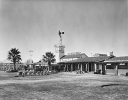 Film transparency of El Rancho Hotel, Las Vegas, circa 1941-1960