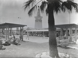 Film transparency of El Rancho Hotel, Las Vegas, circa 1941-1960