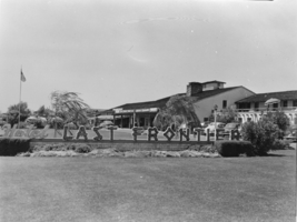 Film transparency of the Last Frontier Hotel, Las Vegas, circa 1945