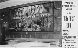 Film transparency of the Last Frontier Hotel, Las Vegas, circa 1945