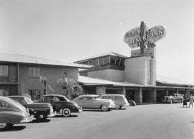 Film transparency of Wilbur Clark's Desert Inn, Las Vegas, circa 1950s