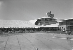 Film transparency of Wilbur Clark's Desert Inn, Las Vegas, circa 1950s