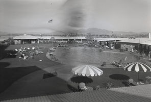 Film transparency of Wilbur Clark's Desert Inn, Las Vegas, circa 1950s