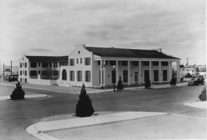 Film transparency of Boulder Dam Hotel, Nevada, circa 1930-1940