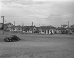 Film transparency of Lake Auto Court, Boulder City, Nevada, circa 1930-1940