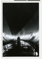 Photograph of construction on ceiling inside Diversion Tunnel No. 2, Hoover Dam, 1934-1935