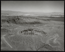 Photograph of an aerial view of Boulder City, Nevada, circa 1930s-1940