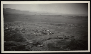 Photograph of an aerial view of Boulder City, Nevada, circa 1930s-1940