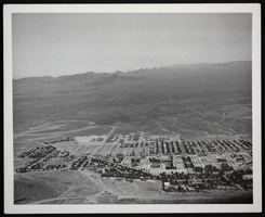 Photograph of an aerial view of Boulder City, Nevada, circa 1931-1940