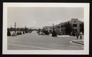 Photograph of Boulder Dam Hotel and Boulder Theatre, Boulder City, Nevada, circa 1933 late 1930s