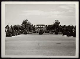 Photograph of the Bureau of Reclamation Administration Building, Boulder City, Nevada, circa 1932 - late 1930s