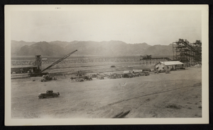 Photograph of rock and gravel plant, Hoover Dam, circa 1930-1935