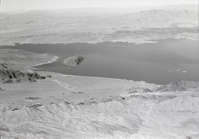 Film transparency of an aerial view of Lake Mead, circa 1930s