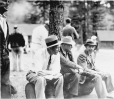 Film transparency of the Rotary Club members, unidentified location, circa 1950s
