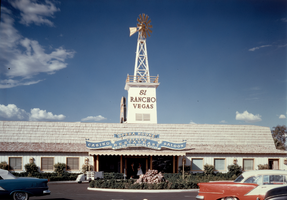 Film transparency of El Rancho Vegas, Las Vegas, 1940s-1950s