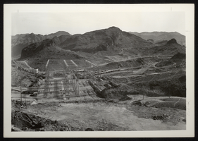 Photograph of Hoover Dam, circa 1935