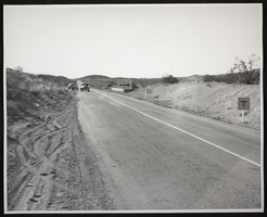 Photograph of the East Wye separating road, Boulder City, Nevada, circa 1935