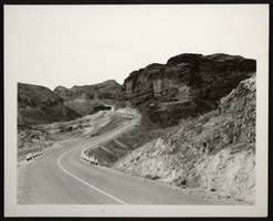 Photograph of Boulder Highway between Boulder City, Nevada, and Kingman, Arizona, circa 1935