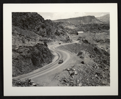 Photograph of Boulder Highway between Boulder City, Nevada, and Hoover Dam, circa 1935