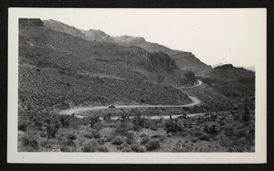 Photograph of Boulder Highway between Boulder City, Nevada, and Kingman, Arizona, circa 1935