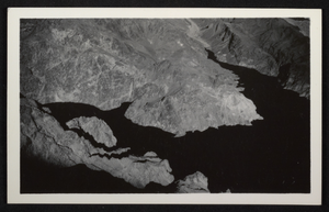Photograph of an aerial view of Lake Mead, circa 1934-1939