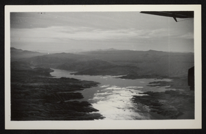 Photograph of an aerial view of Lake Mead, circa 1934-1939