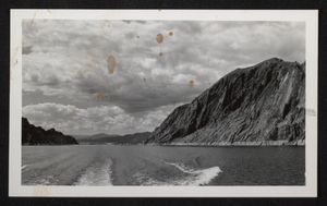 Postcard showing Iceberg Canyon, Lake Mead, circa 1934-1950s