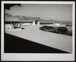 Photograph of exterior of Lake Mead Lodge, Hemenway Harbor, Nevada, circa 1941-1949