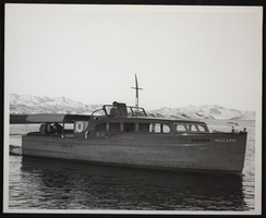 Photograph of a boat, Lake Mead, Nevada, circa 1940s-1950s