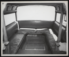 Photograph of interior of passenger boat, Lake Mead, circa 1930s-1950s