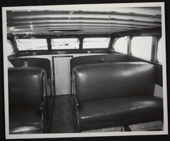 Photograph of interior of passenger boat, Lake Mead, circa 1930s-1950s