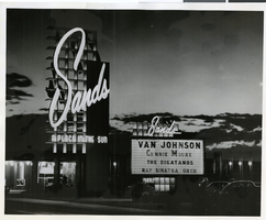 Photograph of the Sands Hotel and Casino, Las Vegas, circa 1953