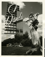 Photograph of Sands Hotel and Casino, Las Vegas sign, circa 1952-1960s